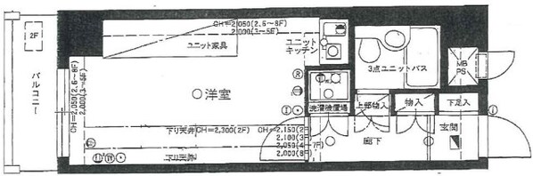 ライオンズマンション三鷹第7の物件間取画像